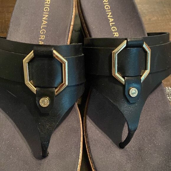 Cole Haan Grand Zero Black Sandals size 7.5 - Picture 3 of 5